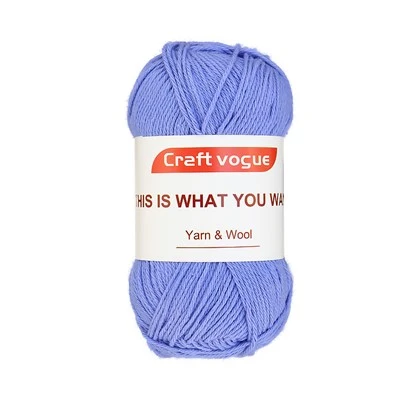 نخ 100 نخ پنبه ای سبک Dk Worsted Weight